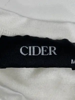CIDER/サイダー/Tシャツ/カットソー/トップス/ホワイト/M