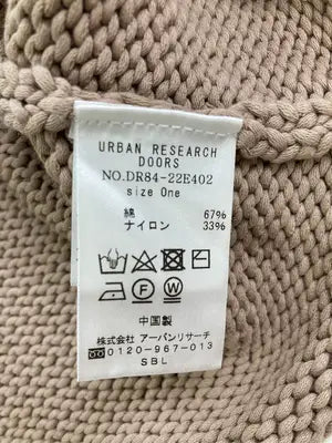 URBAN RESERCH DOORS/アーバンリサーチドアーズ/カーディガン/ボレロ/トップス/ベージュ/One