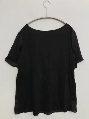 INDIVI/インディヴィ/Tシャツ/カットソー/トップス/ブラック/42