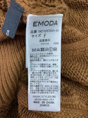 EMODA/エモダ/ニット/セーター/トップス/ブラウン/F
