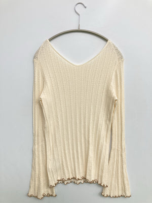 Ray BEAMS/レイビームス/ニット/セーター/トップス/ホワイト