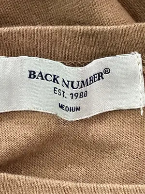BACK NUMBER/バックナンバー/Tシャツ/カットソー/トップス/ブラウン/MEDIUM