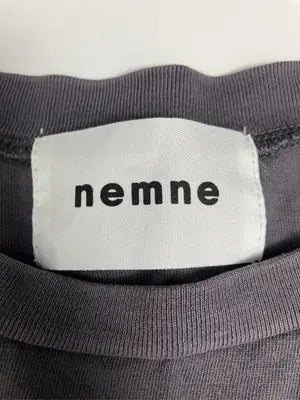 nemne/ネンネ/Tシャツ/カットソー/トップス/グレー/M