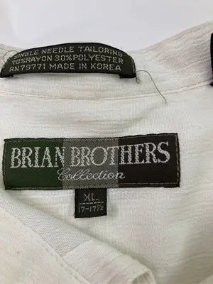 BRIAN BROTHERS/シャツ/ブラウス/トップス/アイボリー/XL