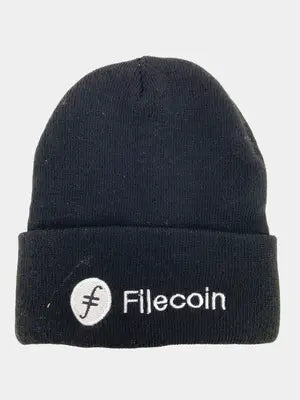 Filecoin/ニットキャップ/ビーニー/帽子/ブラック