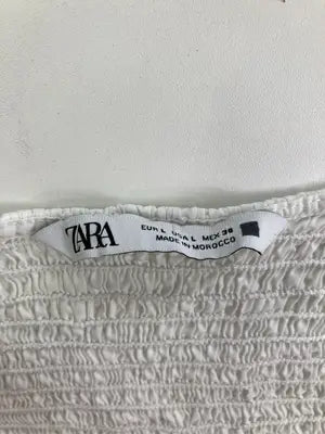 ZARA/ザラ/Tシャツ/カットソー/トップス/ホワイト/EUR L
