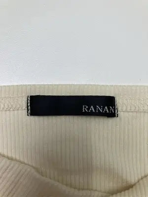 Ranan/ラナン/Tシャツ/カットソー/トップス/アイボリー/M  バスト79～87  身長154～162