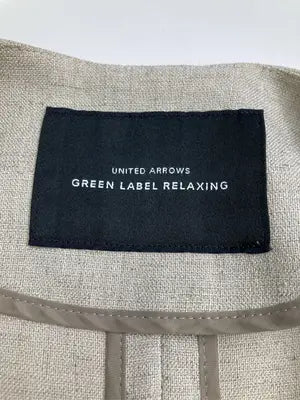 UNITED ARROWS green label relaxing/ノーカラージャケット/ジャケット/アウター/ベージュ/38