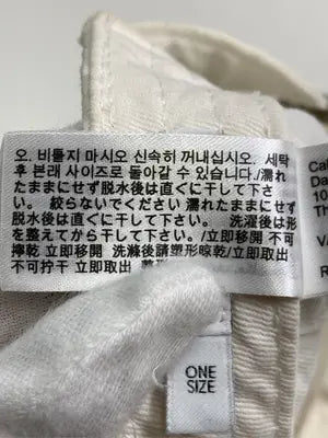 Calvin Klein/カルバンクライン/キャップ/帽子/ホワイト/ONE SIZE
