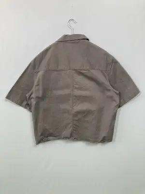 ZARA/ザラ/シャツ/ブラウス/トップス/ブラウン/XL