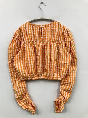 ZARA/ザラ/セットアップ/ジャケット/アウター/オレンジ/USA S