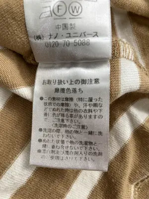 nano/ナノ/Tシャツ/カットソー/トップス/ベージュ/F