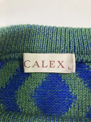 CALEX/ニット/セーター/トップス/グリーン/L