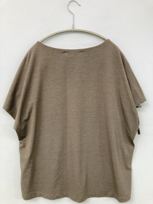 nano BASE/ナノベース/Tシャツ/カットソー/トップス/ブラウン/F