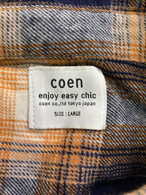 coen/コーエン/シャツ/ブラウス/トップス/ブラック/LARGE