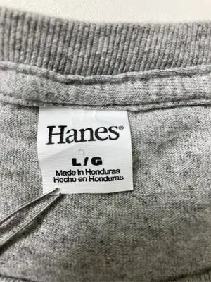 Hanes/ヘインズ/Tシャツ/カットソー/トップス/グレー/L