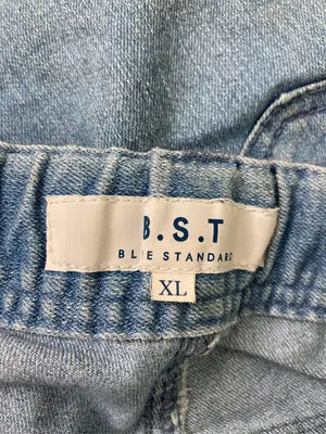 blue standard/デニムパンツ/パンツ/ブルー/XL