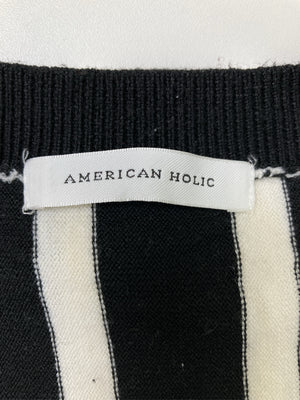 AMERICAN HOLIC/アメリカンホリック/ニット/セーター/トップス/ブラック/F