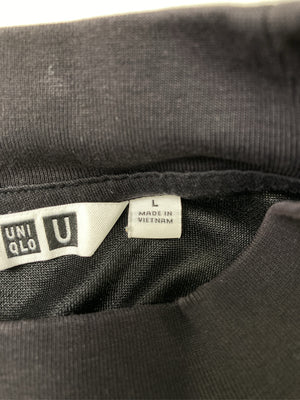 UNIQLO/ユニクロ/Tシャツ/カットソー/トップス/ブラック/L