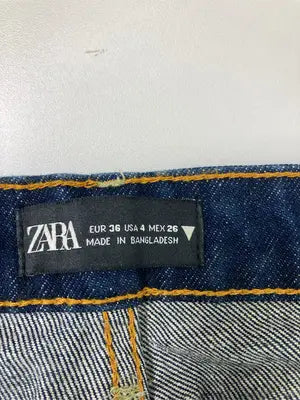 ZARA/ザラ/デニムパンツ/パンツ/ネイビー/EUR 36/USA 4/MEX 26
