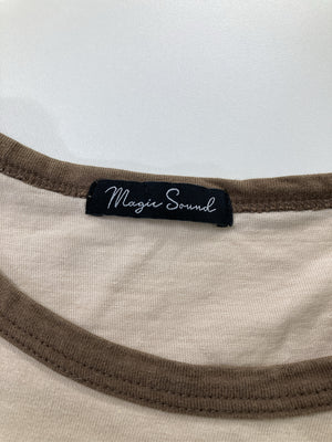 MAGIC SOUND/マジックサウンド/Tシャツ/カットソー/トップス/ベージュ/L