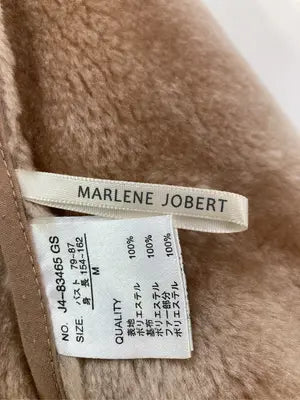 MARLENE JOBERT/ムートンコート/ジャケット/アウター/ベージュ/M