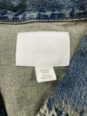 ZARA/ザラ/デニムジャケット/ジャケット/アウター/ブルー/L