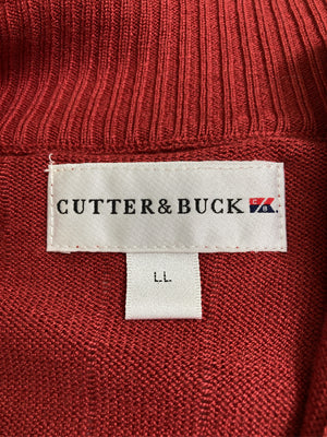 CUTTER&BUCK/カッターアンドバック/ニット/セーター/トップス/レッド/LL