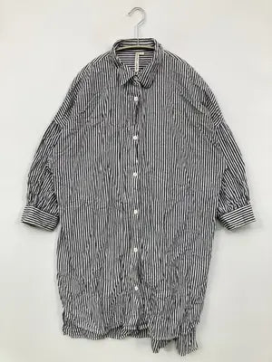 HK WORKS LONDON/エイチケーワークスロンドン/シャツ/ブラウス/トップス/ネイビー/M