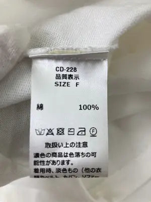 WAYS WILL/Tシャツ/カットソー/トップス/ホワイト/F