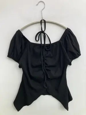 Heather/ヘザー/Tシャツ/カットソー/トップス/ブラック/F