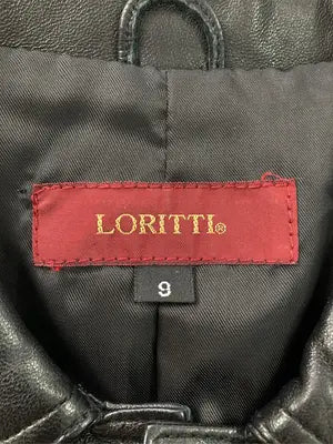 LORITTI/レザージャケット/ジャケット/アウター/ブラック/9