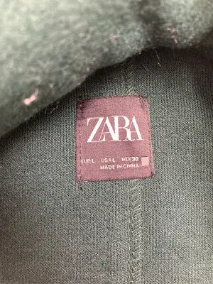 ZARA/ザラ/ステンカラーコート/ジャケット/アウター/グリーン/EUR L