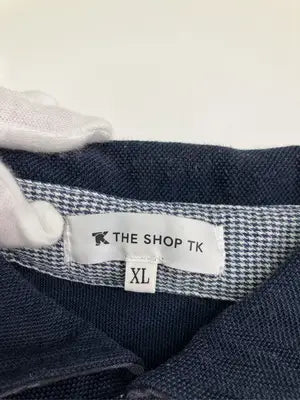 THE SHOP TK/ザショップティーケー/ポロシャツ/トップス/ネイビー/XL