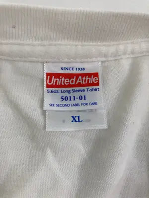 United Athle/ユナイテッドアスレ/Tシャツ/カットソー/トップス/ホワイト/XL