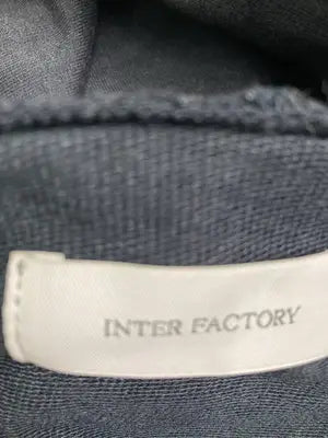 INTER FACTORY/インターファクトリー/パーカー/トップス/ブラック/F
