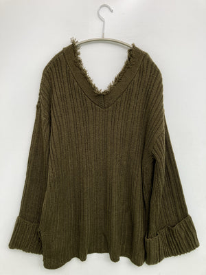 EGOIST/エゴイスト/ニット/セーター/トップス/カーキ