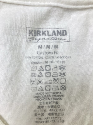 KIRKLAND Signature/カークランドシグネチャー/Tシャツ/カットソー/トップス/ホワイト/M