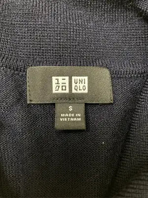 UNIQLO/ユニクロ/ポロシャツ/トップス/ネイビー/S