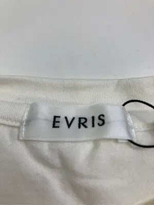 Evris/エヴリス/Tシャツ/カットソー/トップス/ホワイト/F