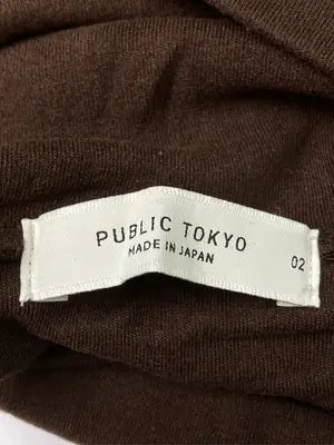 PUBLIC TOKYO/パブリックトウキョウ/Tシャツ/カットソー/トップス/ブラウン/02