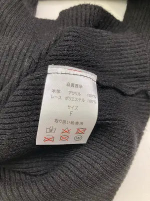 EAR SNOW/Tシャツ/カットソー/トップス/ブラック/F