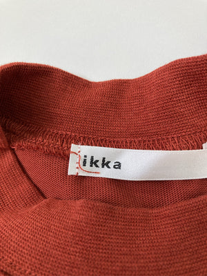 ikka/イッカ/Tシャツ/カットソー/トップス/レッド/M