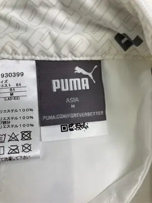 PUMA/プーマ/ショート/ミニスカート/スカート/ホワイト/M  ウエスト64