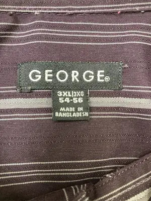 GEORGE/ジョージ/シャツ/ブラウス/トップス/パープル/3XL