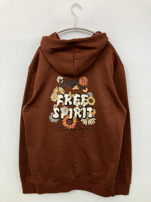 パーカー/トップス/ブラウン/M