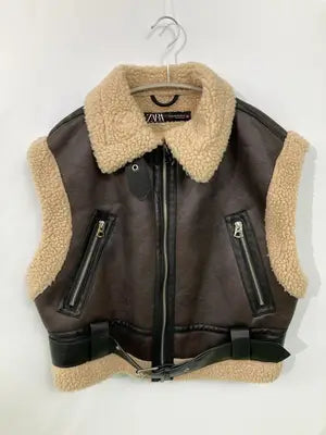 ZARA/ザラ/その他アウター/ジャケット/アウター/ブラウン/XS