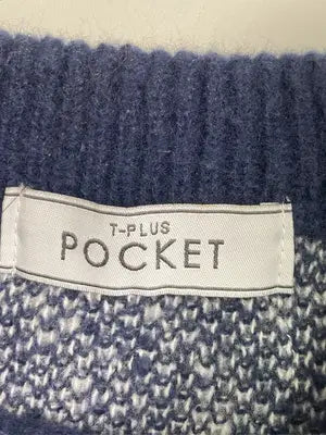 POCKET/ポケット/ニット/セーター/トップス/ネイビー/F