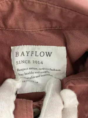 BAYFLOW/ベイフロー/シャツワンピース/ワンピース/ドレス/レッド/3