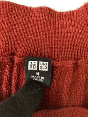 UNIQLO/ユニクロ/ニット/セーター/トップス/レッド/M